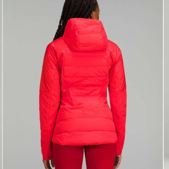 Lululemon Down for It All Jacket Carnation Red like new - Picture 1 of 15